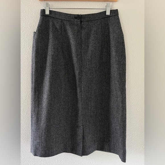 Spitalnick & Co. Vintage 100% Wool Pleated Pencil Skirt Size 12 - Picture 1 of 5
